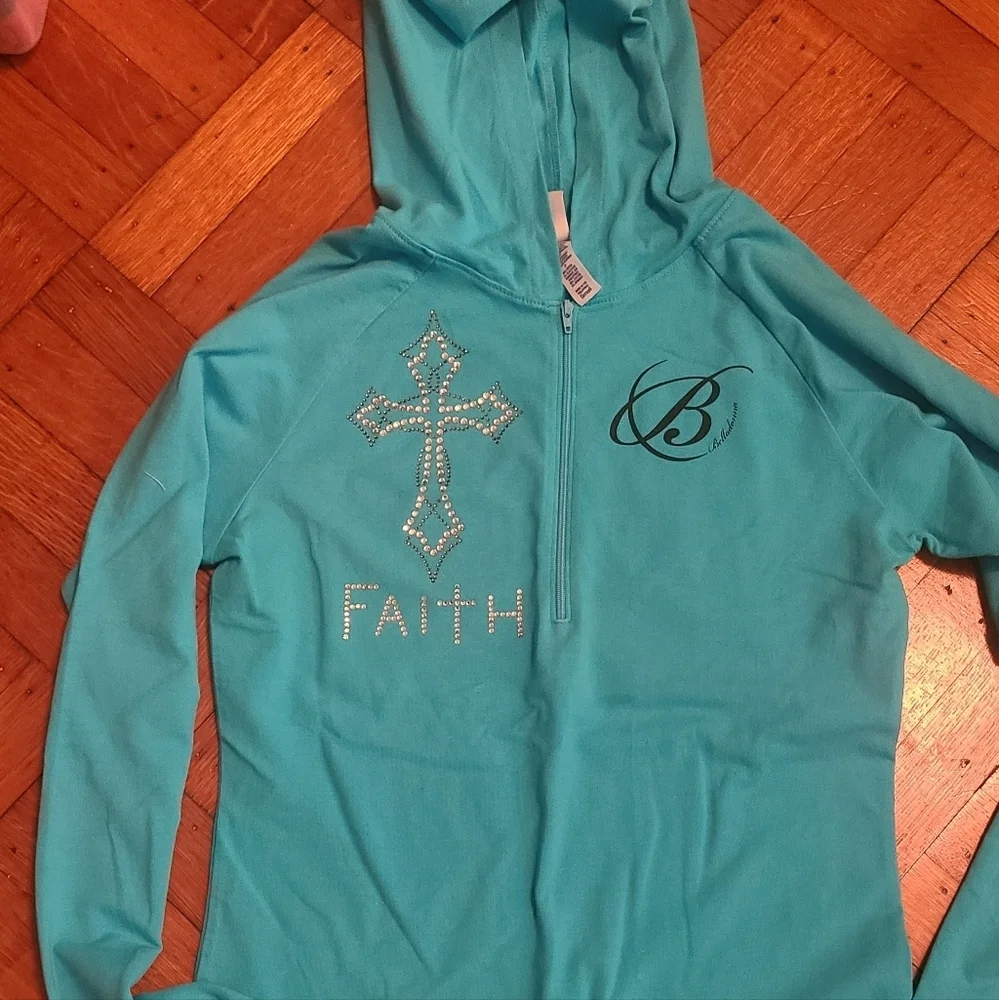 SHADES OF LOVE YOGA JACKET W HOOD MY CLOTHING LINE Hp🔥🔥🔥🔥 - Picture 1 of 5